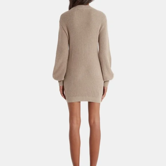Billie Tan Sweaterdress - Picture 2 of 10